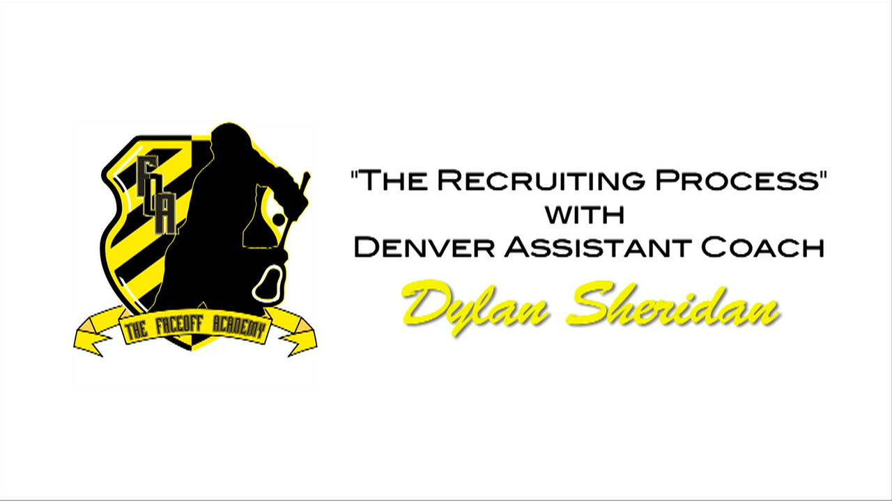 Denver lacrosse assistant Dylan Sheridan talks about the sports recruiting process