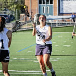 lacrosse player catching